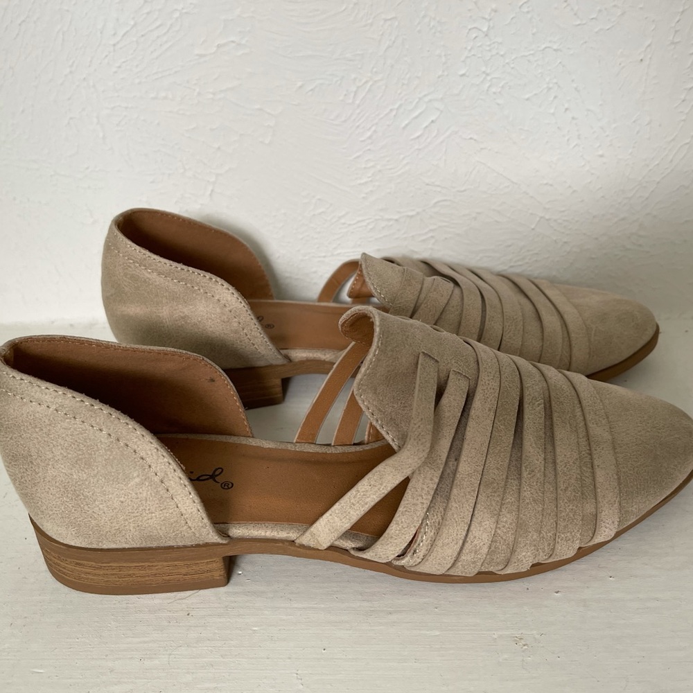 Qupid slip on flats